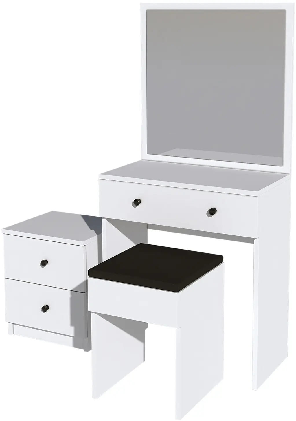 Туалетный столик Mirage Meble Nice (White)