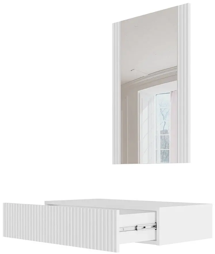 Masa de toaleta suspendata Mirjan24 Sinenko/Pafos (White)