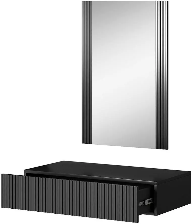 Masa de toaleta suspendata Mirjan24 Tilderi Grey/Vamos (Anthracite)