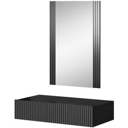 Masa de toaleta suspendata Mirjan24 Tilderi Grey/Vamos (Anthracite)