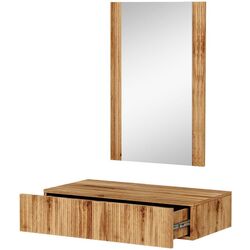 Masa de toaleta suspendata Mirjan24 Tilderi/Vamos (Wotan Oak) Thumb