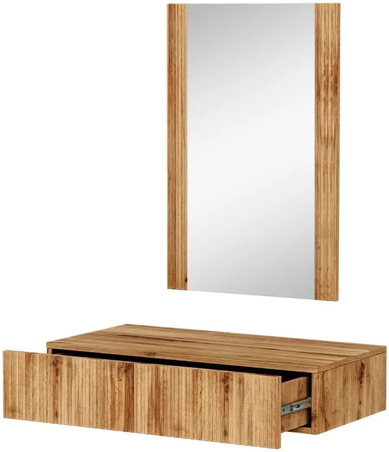 Masa de toaleta suspendata Mirjan24 Tilderi/Vamos (Wotan Oak) - 3