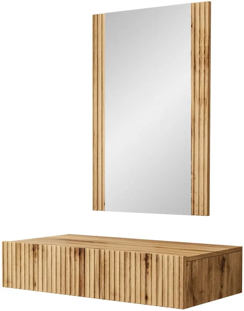 Masa de toaleta suspendata Mirjan24 Tilderi/Vamos (Wotan Oak)