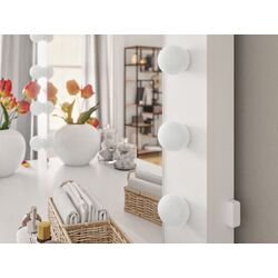 Masa de toaleta Mirjan24 Kiang/Fandyl LED (White) Thumb