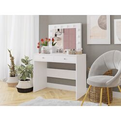 Masa de toaleta Mirjan24 Kiang/Fandyl LED (White) Thumb