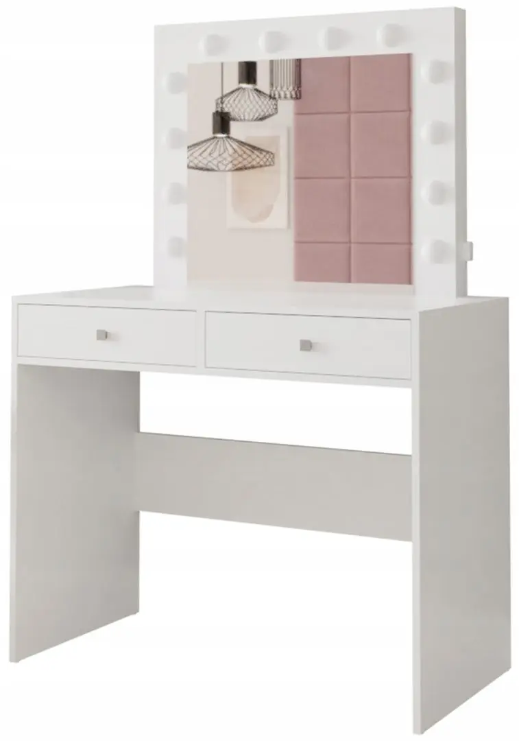 Masa de toaleta Mirjan24 Kiang/Fandyl LED (White)