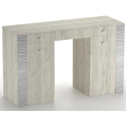 Masa de toaleta МЛ-Мебель Gamma №22 126.1cm (Craft Oak White/Gray) Thumb
