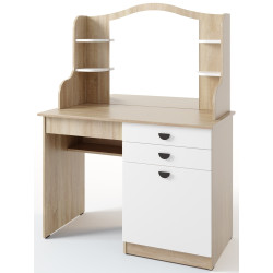 Masa de toaleta МЛ-Мебель Rio №13 120cm (Sonoma Oak/White) Thumb