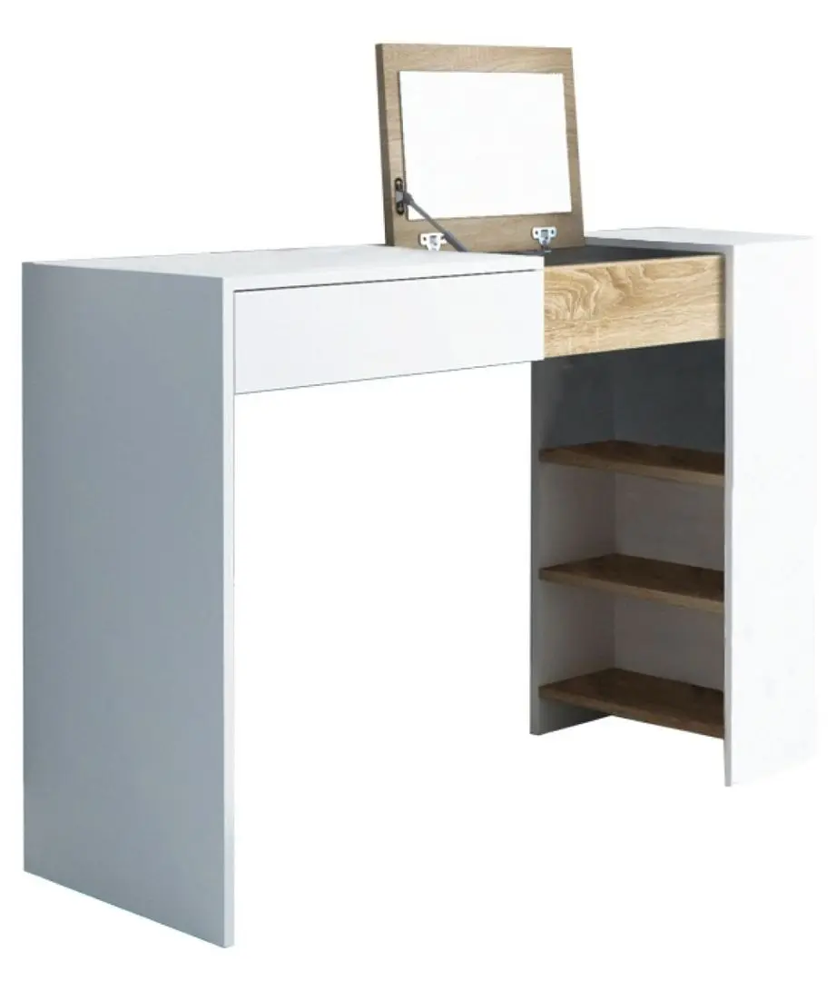 Masa de toaleta Mobhaus Elis (White/Sonoma Oak)