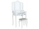 Masa de toaleta Mobhaus Regina New (White/Silver)