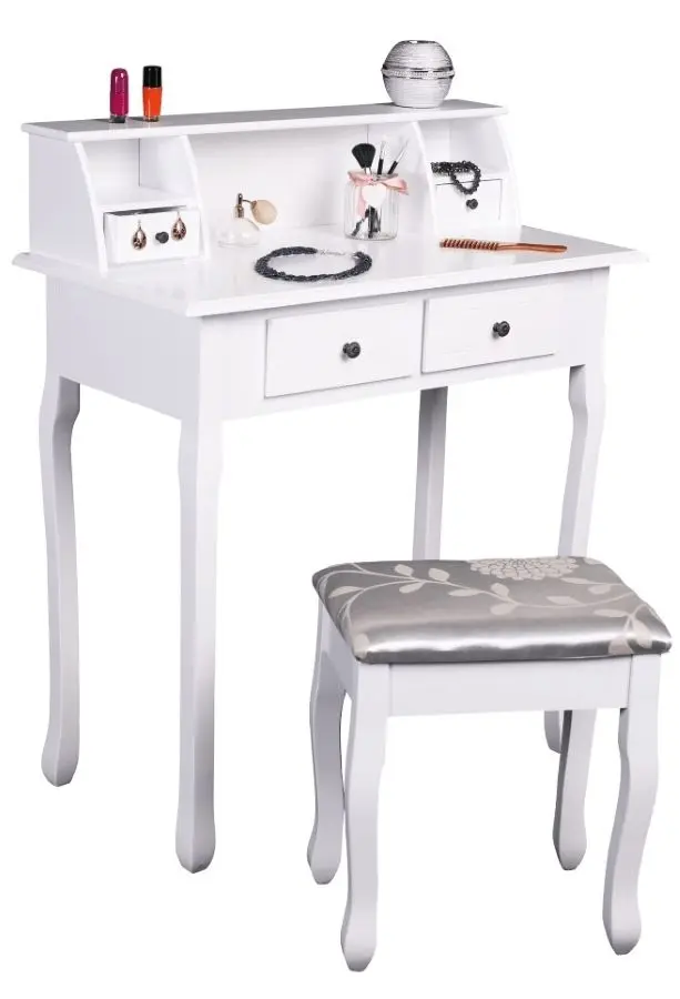 Masa de toaleta Tempo Kondela Rodes New (White)