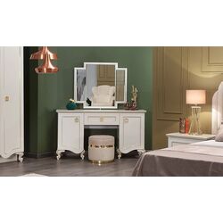 Туалетный столик ModaLife Hurrem 130 (White/Gold) Thumb