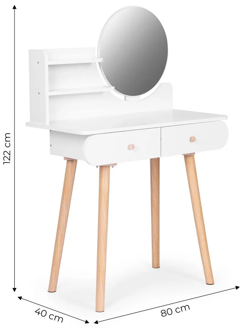 Masa de toaleta Modern Home CHDT05 (White/Oak)