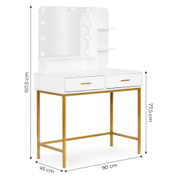 Masa de toaleta Modern Home FH-DT200067-B-1 (White) Thumb