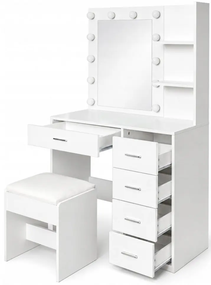 Masa de toaleta Modern Home MRDT22 Led (White) - 2