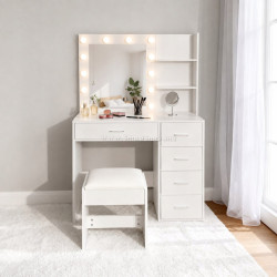 Masa de toaleta Modern Home MRDT22 Led (White)