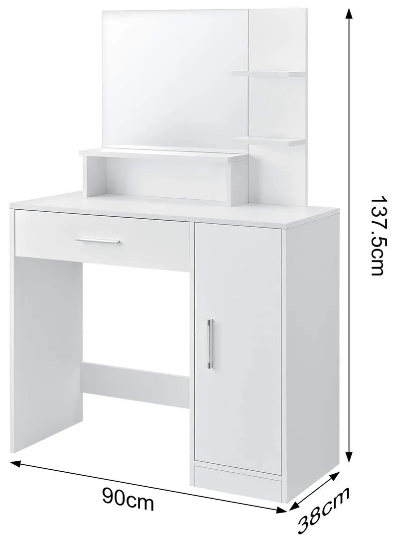 Masa de toaleta Modern Home PWJJDT0012 (White)