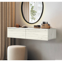 Masa de toaleta Modern Komfi suspendat 80cm (Craft Oak White)