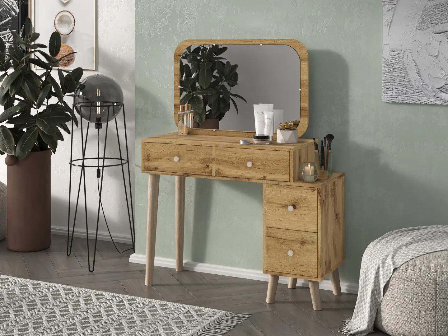 Туалетный столик Пехотин Трюмо-7 (Дуб Тахо)