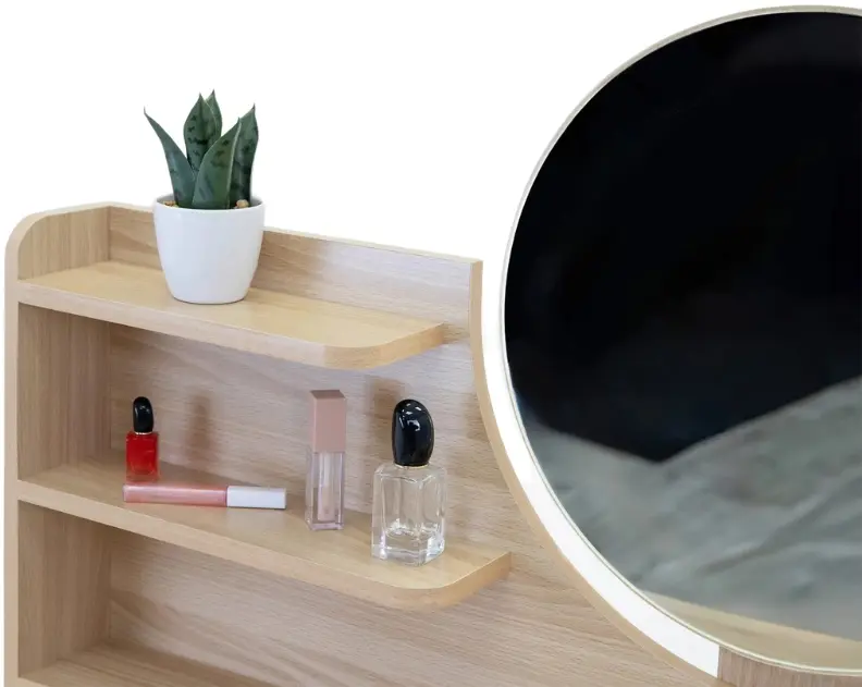 Masa de toaleta Scandi CM-324282 (Natural/White) - 5