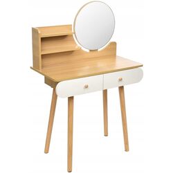 Masa de toaleta Scandi CM-891937 (Blond Beech/White) Thumb