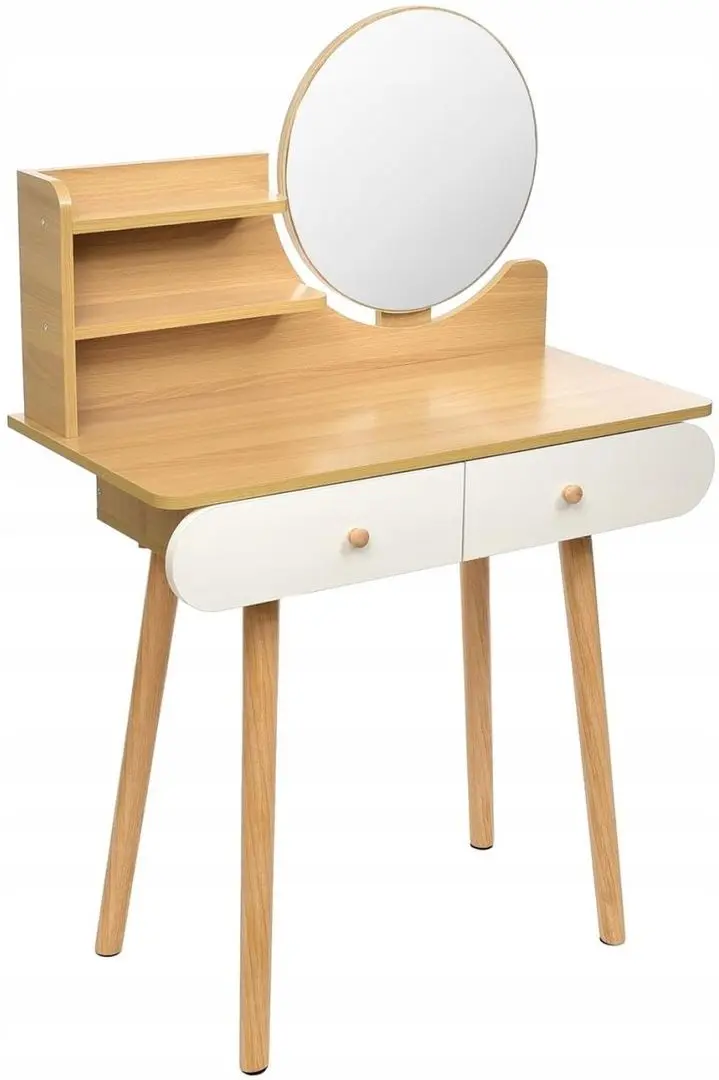 Masa de toaleta Scandi CM-891937 (Blond Beech/White) - 6