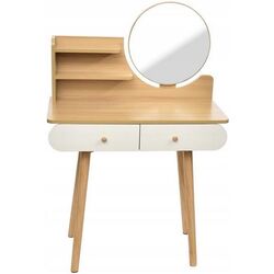 Masa de toaleta Scandi CM-891937 (Blond Beech/White)