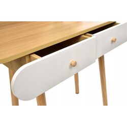 Masa de toaleta Scandi CM-891937 (Blond Beech/White) Thumb