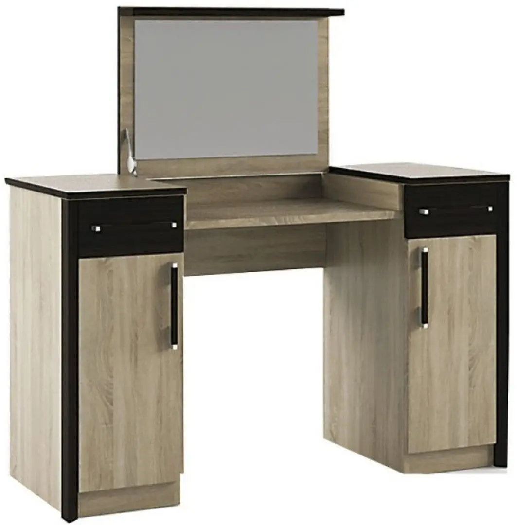 Masa de toaletă Sokme Skarlet (Sonoma Oak/Wenge Magic)