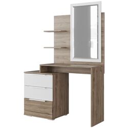 Masa de toaletă SV-Mebel Laguna 8 (Hickory Dark/White Matt)