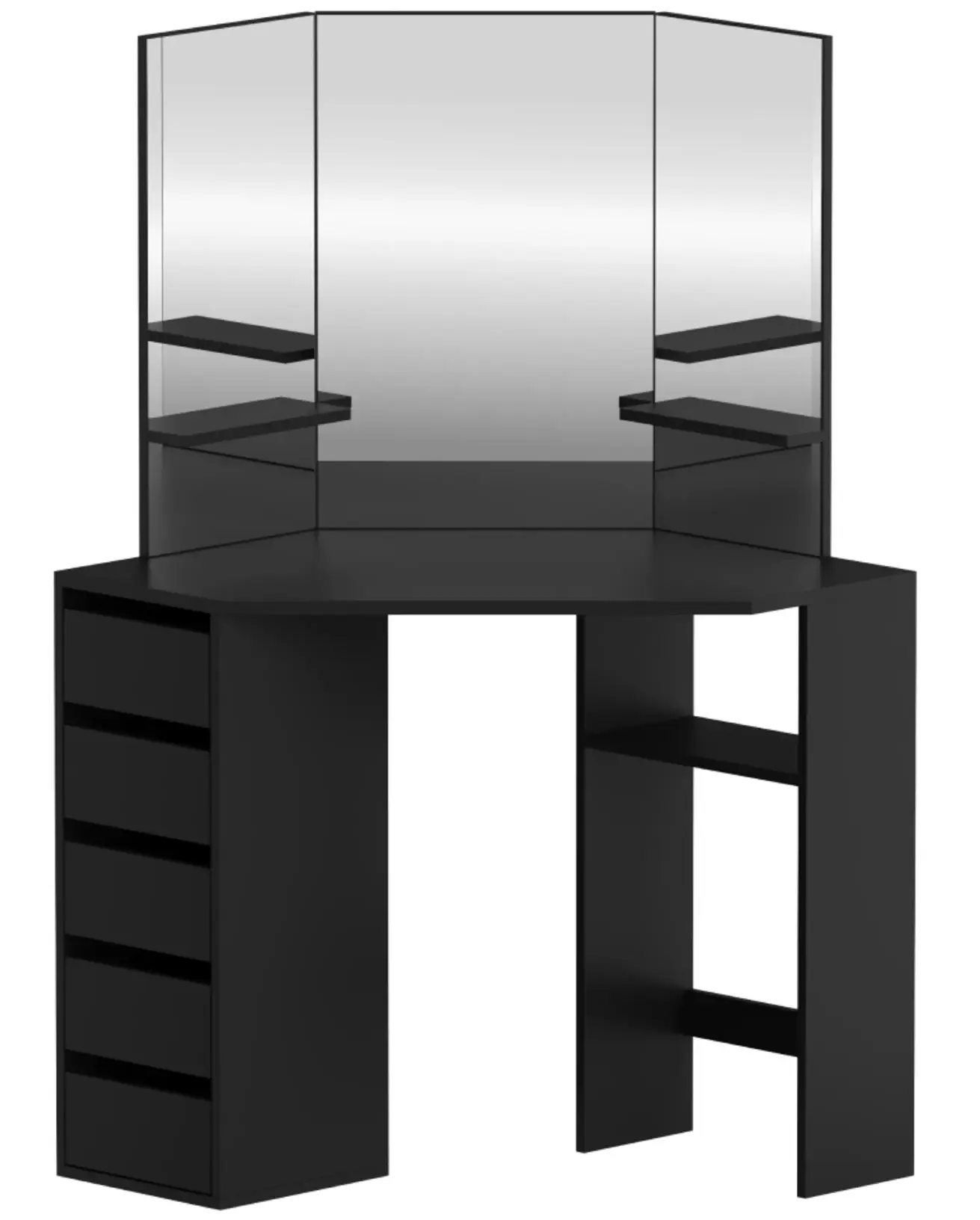 Masa de toaleta Tempo Kondela Elio (Black) - 2
