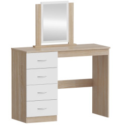 Туалетный столик Tempo Kondela Klevis (Sonoma Oak/White) Thumb