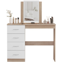 Туалетный столик Tempo Kondela Klevis (Sonoma Oak/White) Thumb