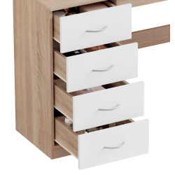 Туалетный столик Tempo Kondela Klevis (Sonoma Oak/White) Thumb