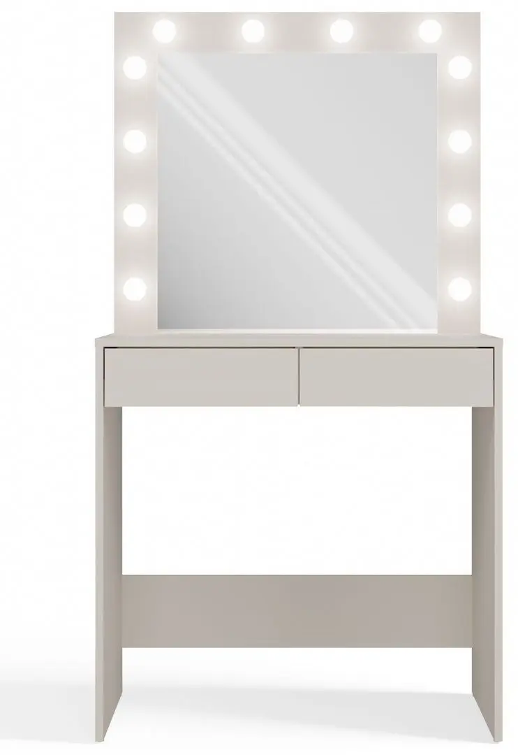 Masa de toaleta cu iluminare TopEshop Marina T+2S+L (Cashmere)