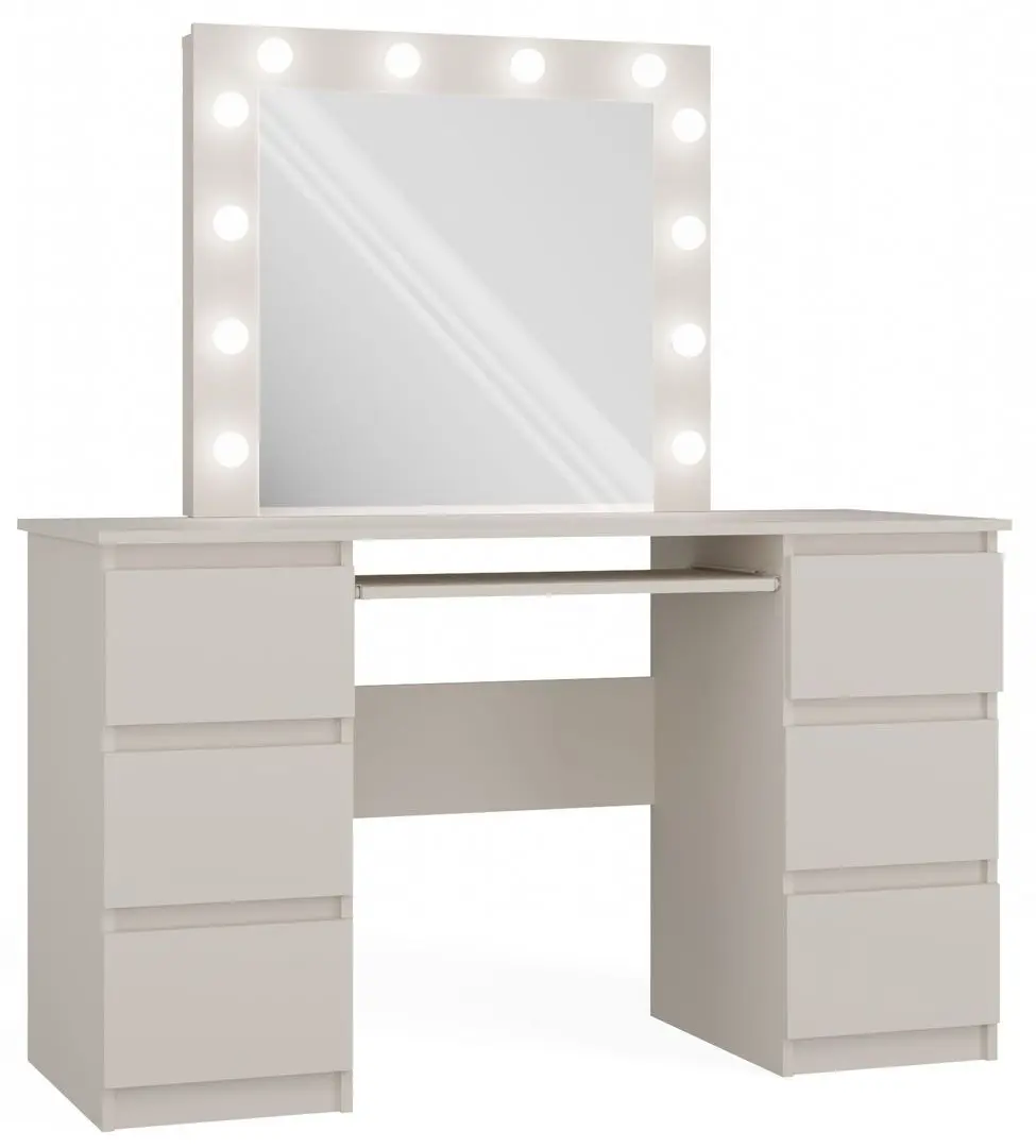 Masa de toaleta cu iluminare TopEshop Marina T/L+KUB (Cashmere)