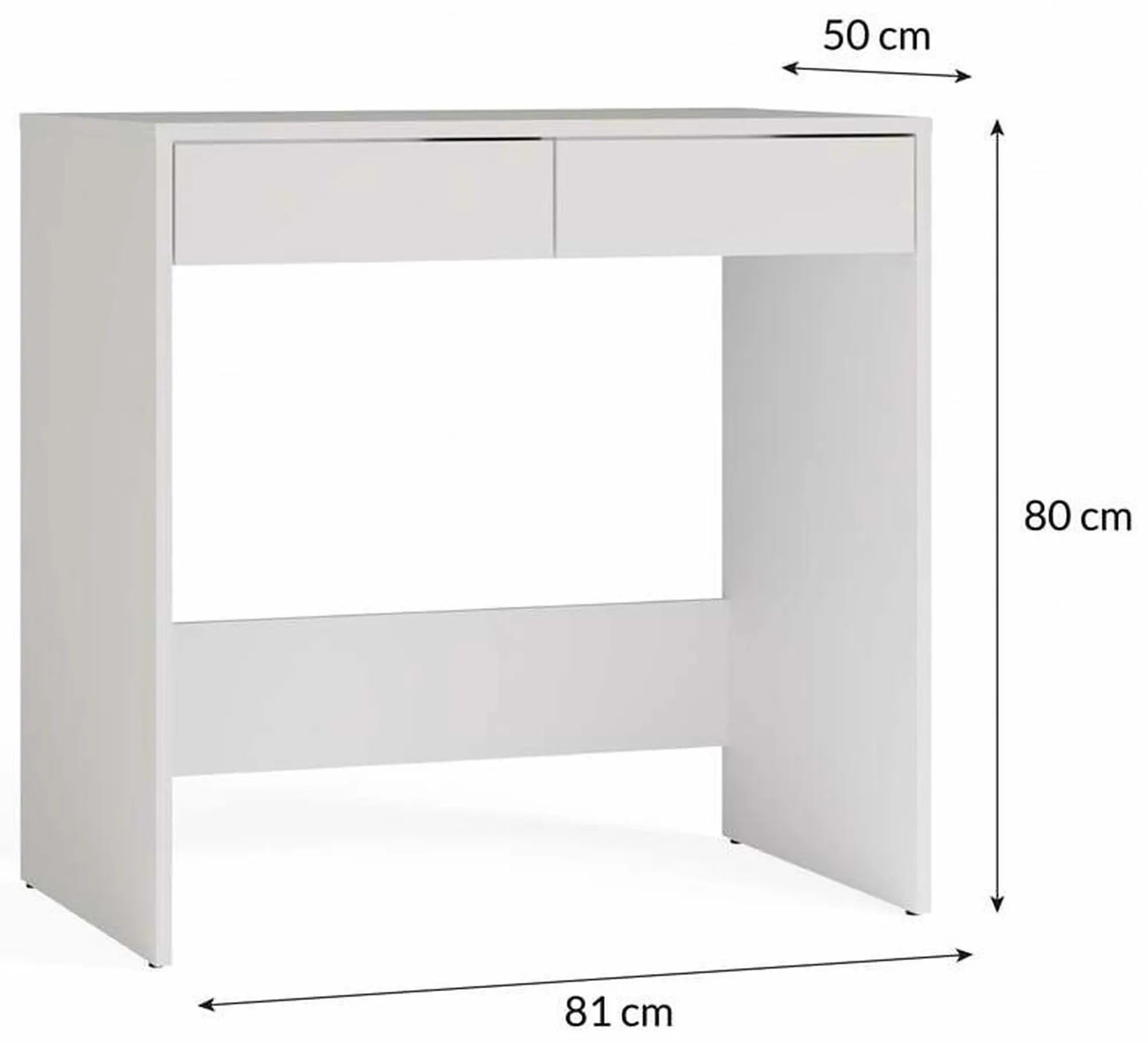 Туалетный столик TopEshop Marina 2S (White) - 6