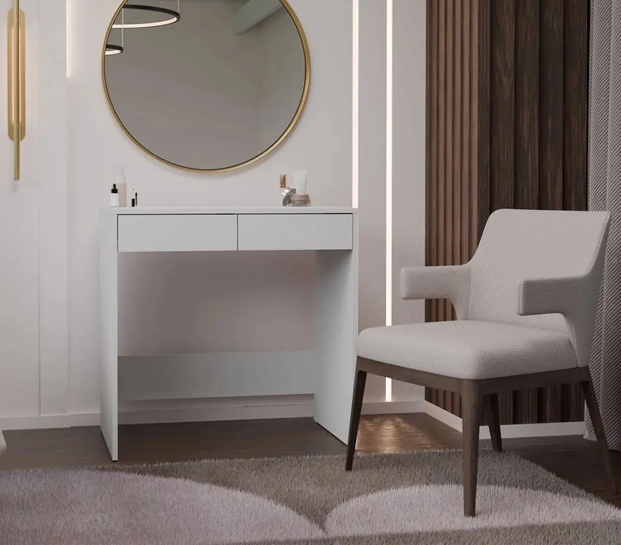 Туалетный столик TopEshop Marina 2S (White)