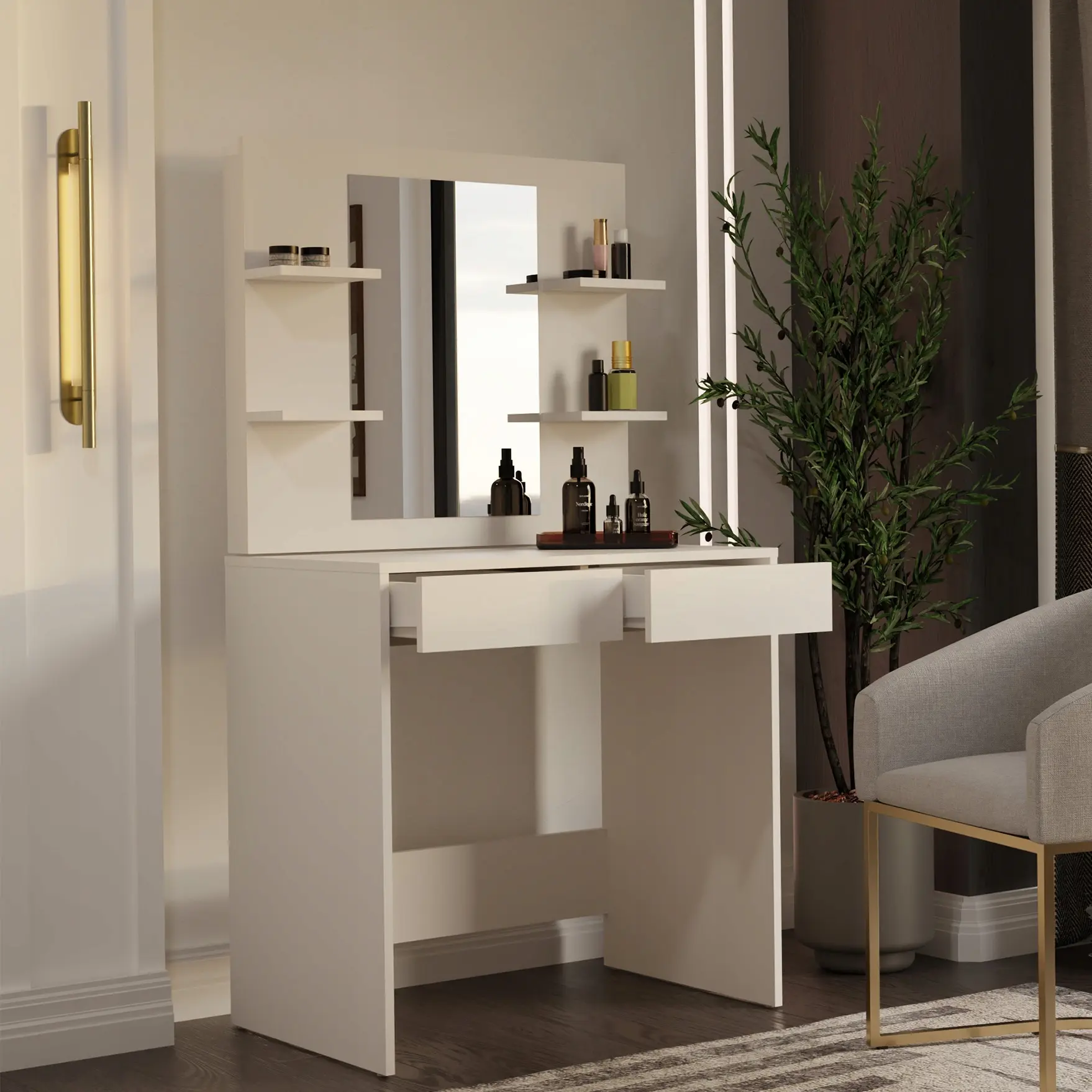 Туалетный столик TopEshop Marina 4P+2S (Cashmere)