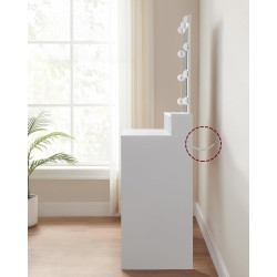 Masa de toaleta Vasagle RDT114W01 (White) Thumb