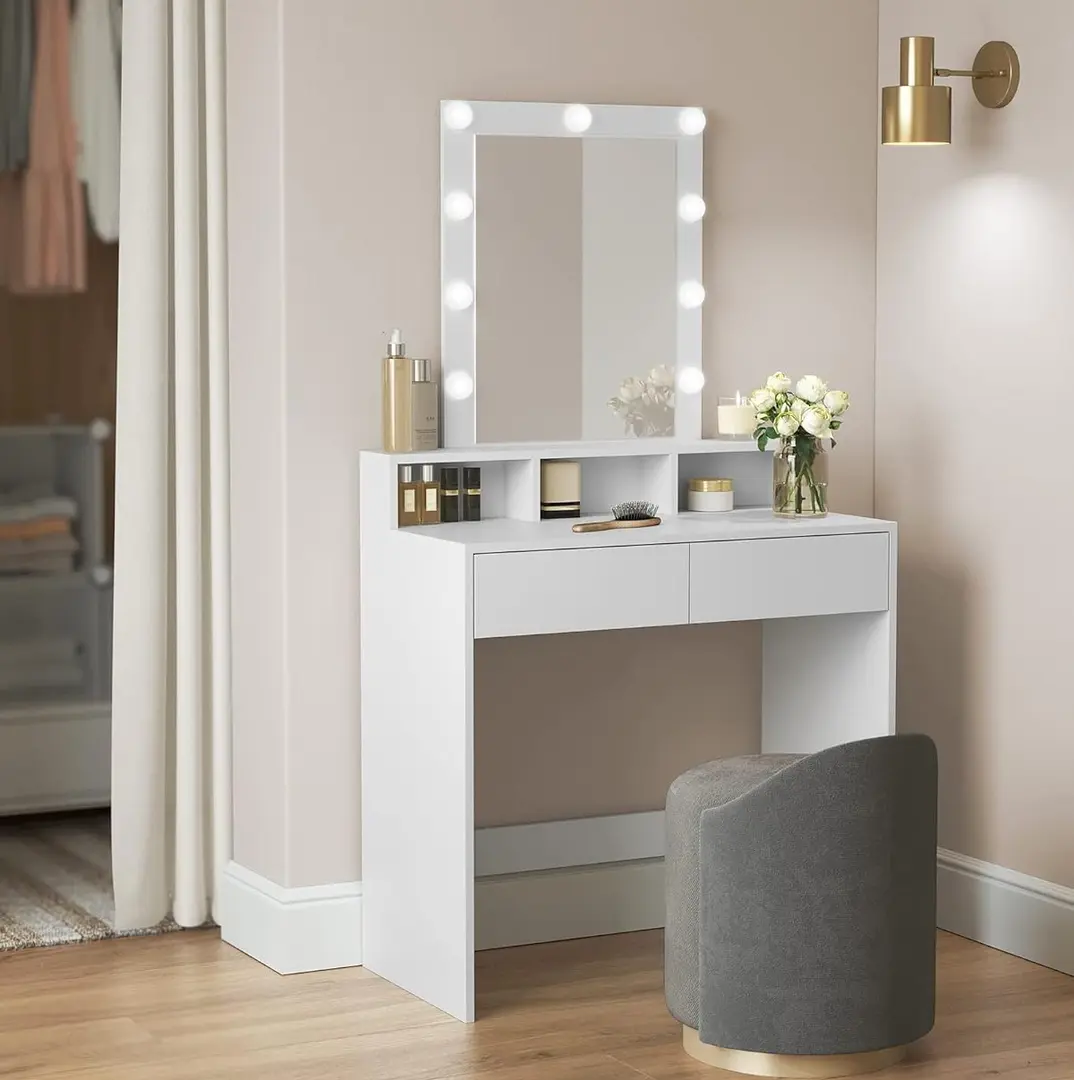 Masa de toaleta Vasagle RDT114W01 (White)