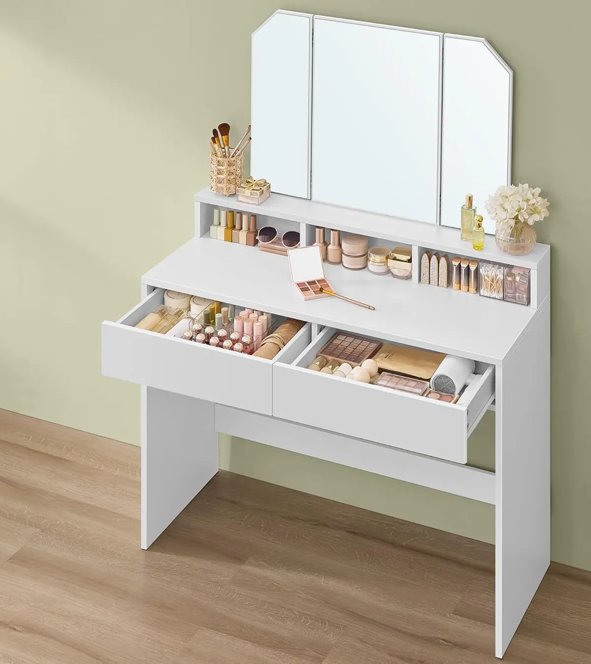 Masa de toaleta Vasagle RDT115W01 (White) - 3