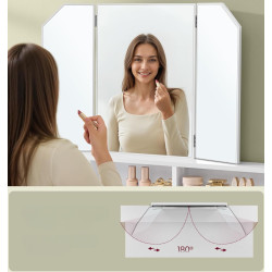 Masa de toaleta Vasagle RDT115W01 (White) Thumb