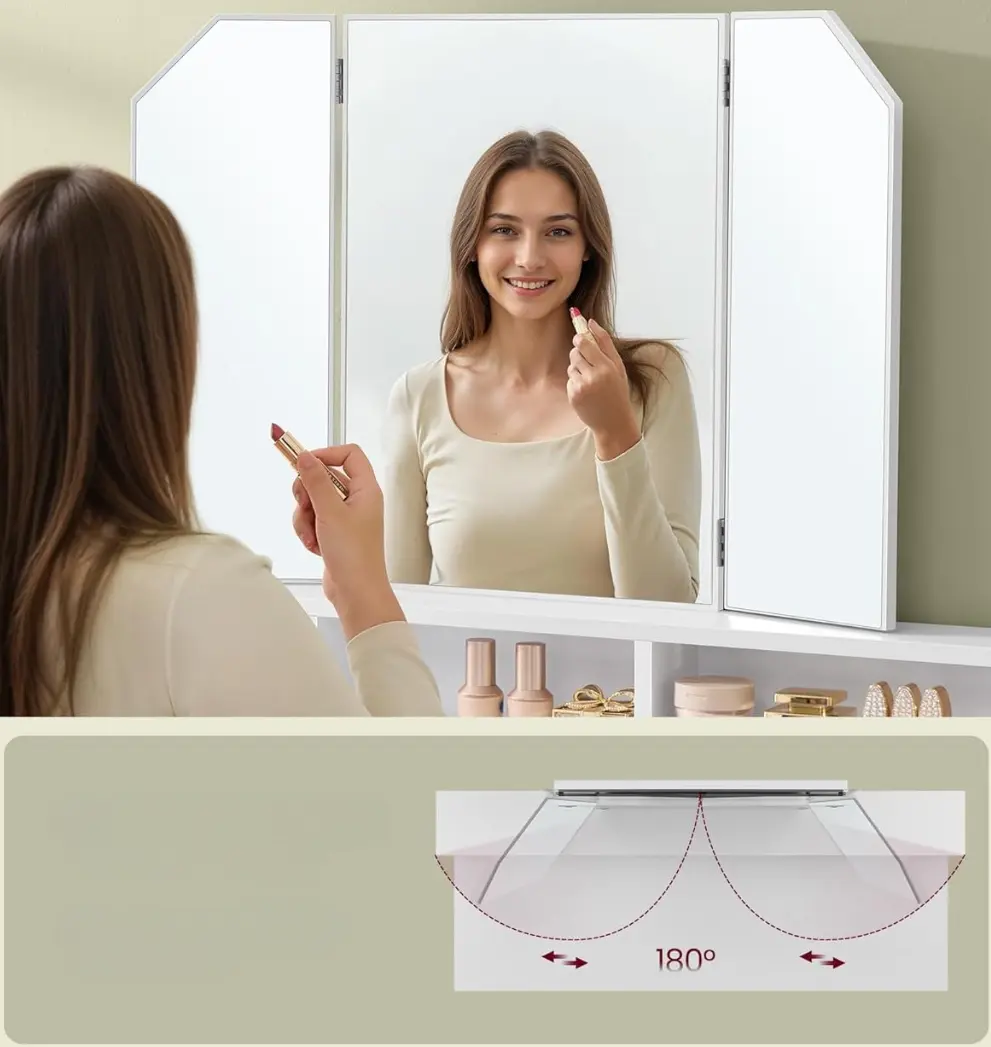 Masa de toaleta Vasagle RDT115W01 (White) - 4