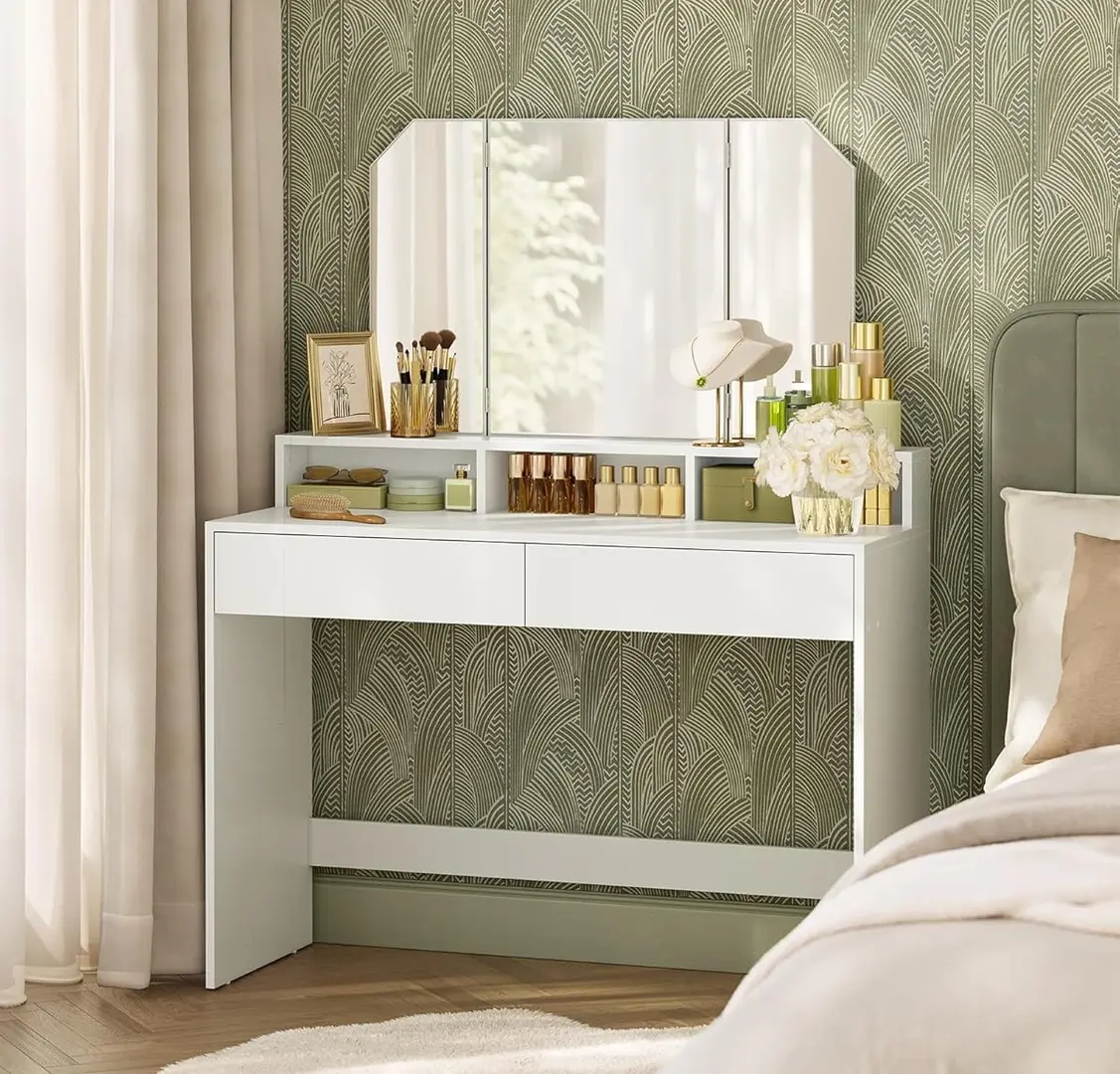 Masa de toaleta Vasagle RDT115W01 (White)