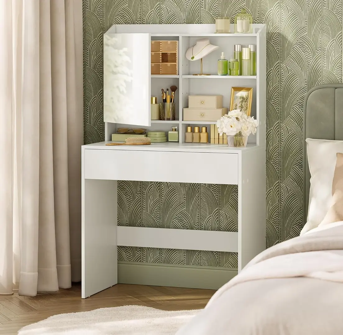 Masa de toaleta Vasagle RDT118W01 (White)