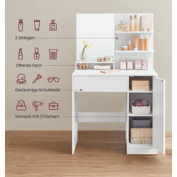 Masa de toaleta Vasagle RDT119W01 (White) Thumb