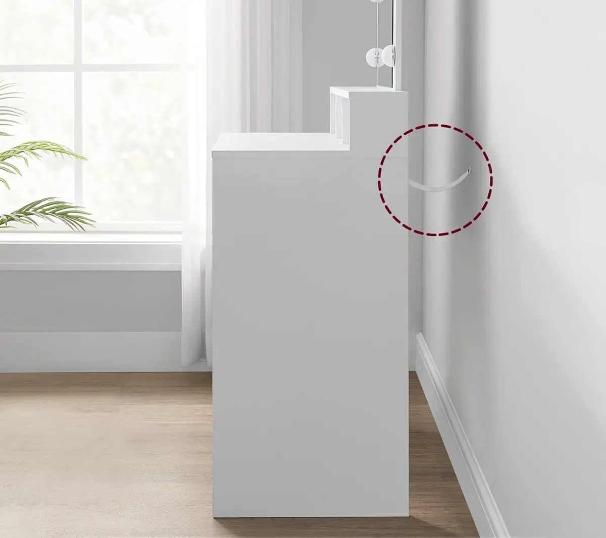 Masa de toaleta Vasagle RDT120T10 (White) - 3