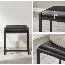 Masa de toaleta Vasagle RVT004B01 (Rustic Brown/Black) Thumb