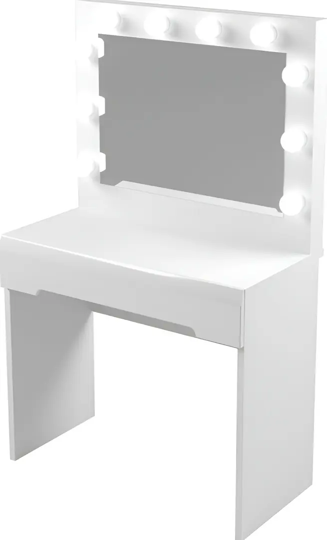 Masa de toaleta Yasen 90x167x44 (White/White Gloss)